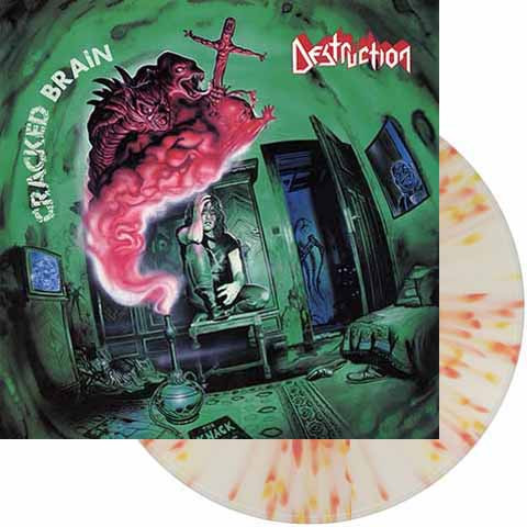 Destruction 'Cracked Brain' LP Splatter Vinyl