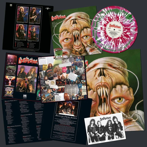 Destruction 'Release From Agony' LP Splatter Vinyl