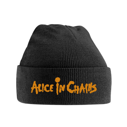 Alice In Chains 'Logo' (Black) Cuffed Beanie Hat