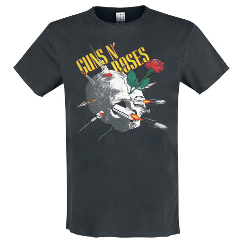 Guns N' Roses 'Needle Skull' (Grey) T-Shirt