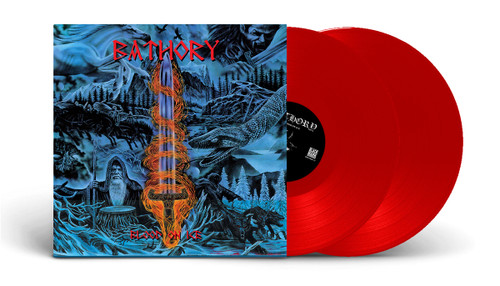 Bathory 'Blood On Ice' LP Red Vinyl