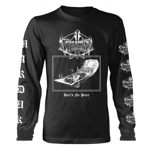 Marduk 'Here's No Peace' (Black) Long Sleeve Shirt Front