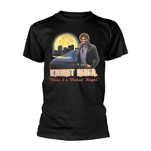Knight Rider 'Make It A Michael Knight' (Black) T-Shirt