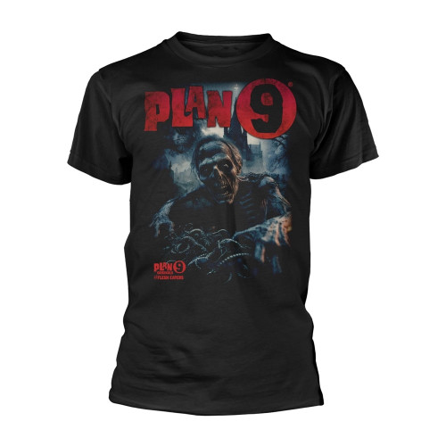 Plan 9 'Flesh Eaters 2' (Black) T-Shirt Front