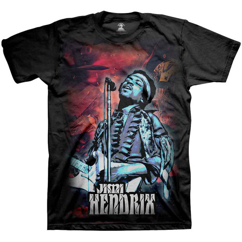 Jimi Hendrix 'Both Sides Of The Sky V1' (Black) T-Shirt