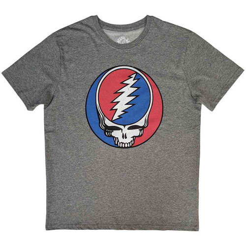 Grateful Dead 'Steal Your Face Classic' (Grey) T-Shirt