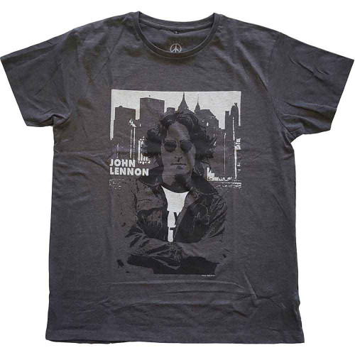 John Lennon 'Skyline' (Charcoal Grey) T-Shirt