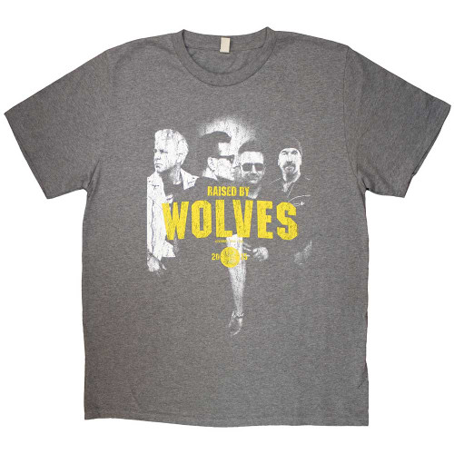 U2 'Raised by Wolves' (Grey) T-Shirt