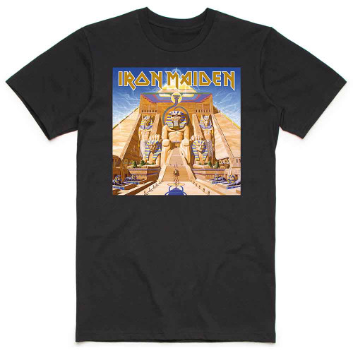 Iron Maiden 'Powerslave Album Cover Box' (Black) T-Shirt