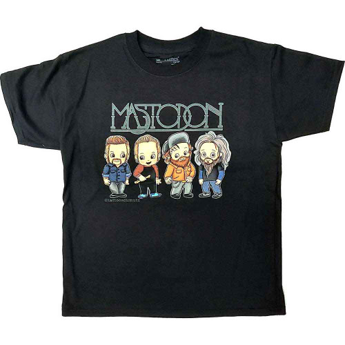 Mastodon 'Band Character' (Black) Kids T-Shirt