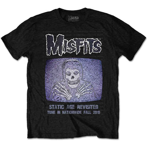 Misfits 'Static' (Black) T-Shirt