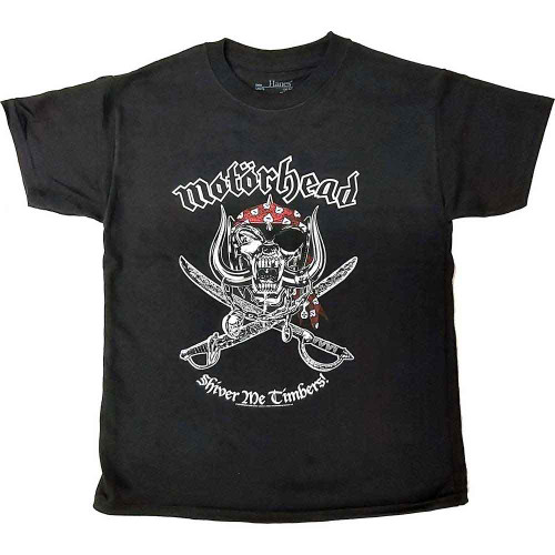 Motorhead 'Shiver Me Timbers' (Black) Kids T-Shirt
