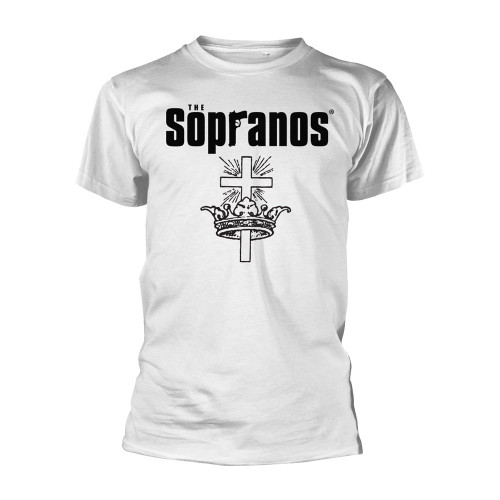 The Sopranos 'Cross & Crown' (White) T-Shirt