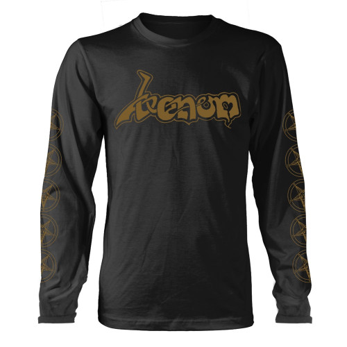 Venom 'Gold Logo' (Black) Long Sleeve Shirt
