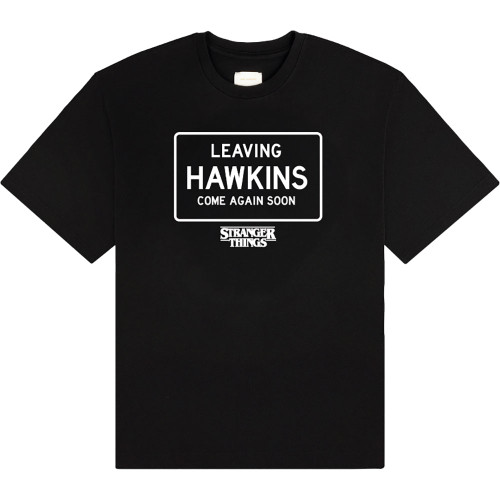 Stranger Things 'Leaving Hawkins' (Black) T-Shirt