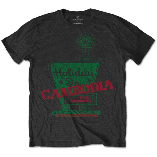 Dead Kennedys 'Holiday in Cambodia' (Charcoal Grey) T-Shirt