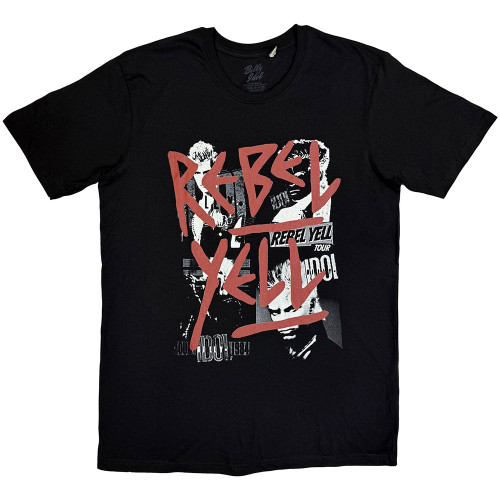 Billy Idol 'Tour '84' (Black) T-Shirt