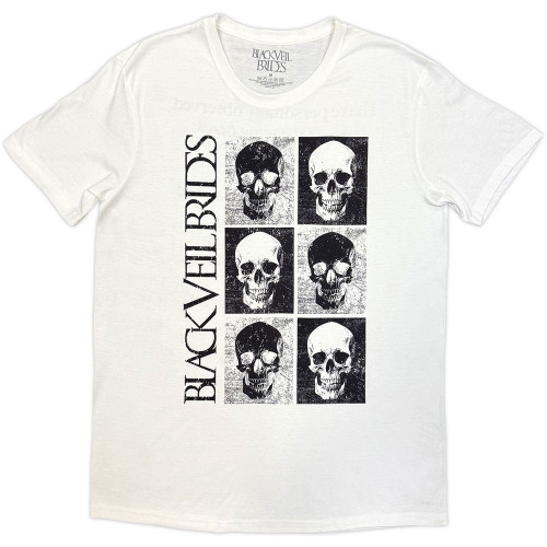 Black Veil Brides 'Skulls' (White) T-Shirt