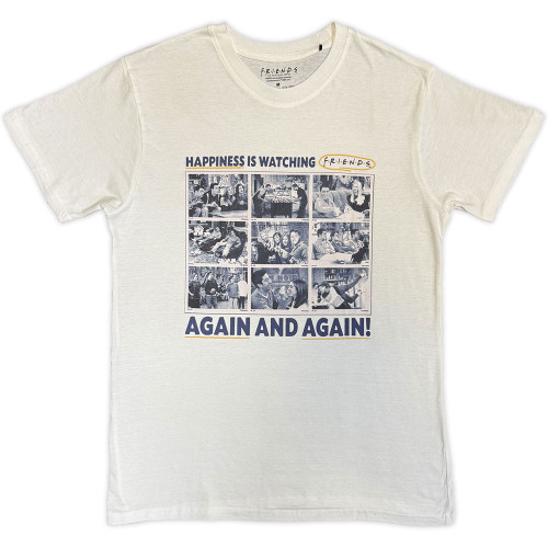 Friends 'Happiness Is Watching' (White) T-Shirt