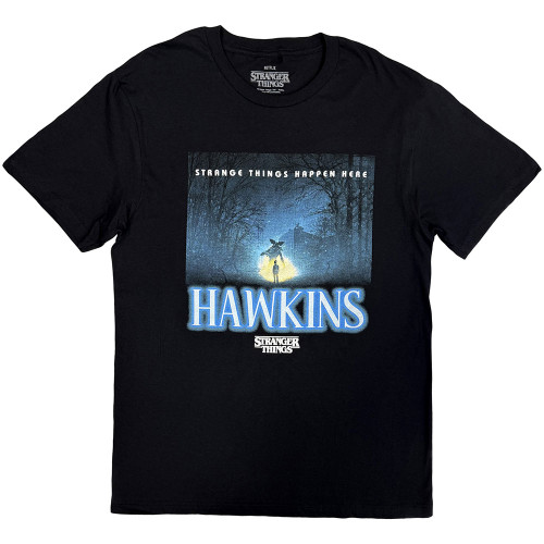 Stranger Things 'Happen Here' (Black) T-Shirt