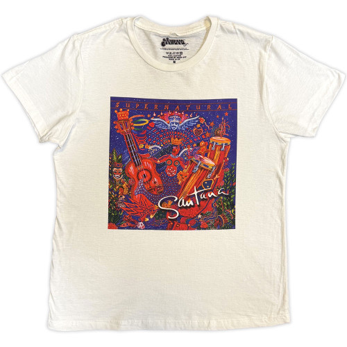Santana 'Supernatural' (White) T-Shirt