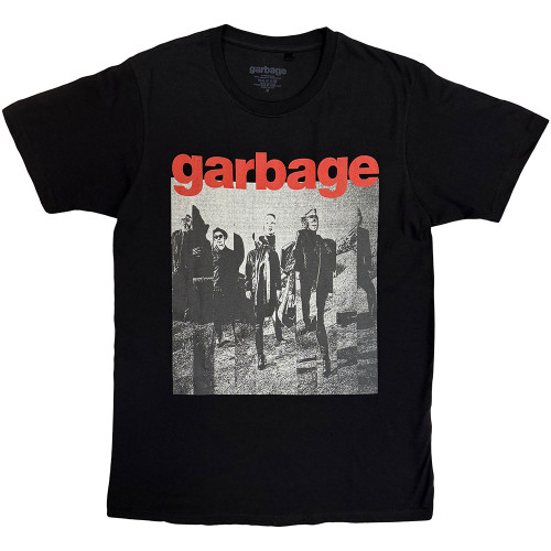 Garbage 'Photo Segments' (Black) T-Shirt