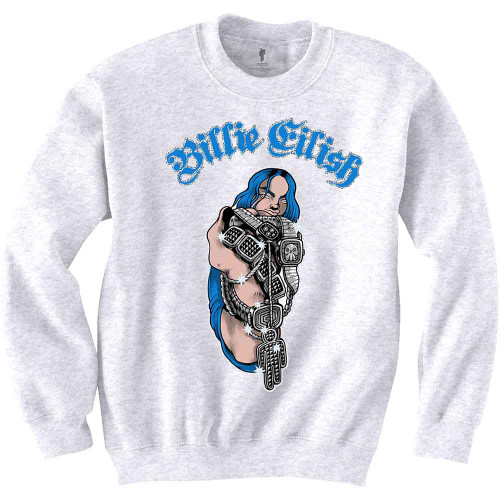 Billie Eilish 'Bling' (White) Sweatshirt