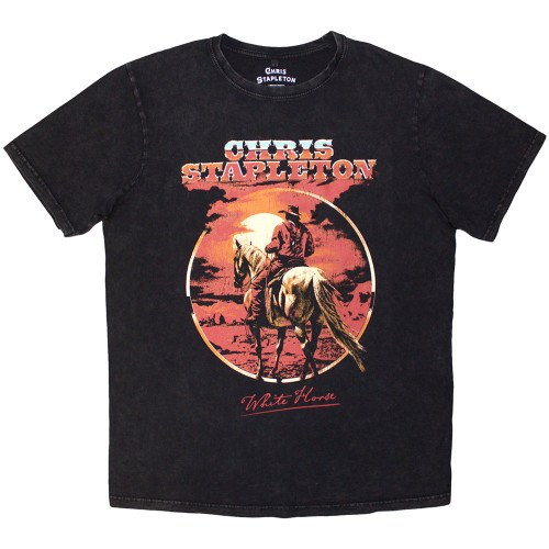 Chris Stapleton 'White Horse' (Stone Wash) Limited Edition T-Shirt