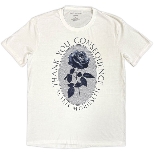 Alanis Morissette 'Rose' (White) T-Shirt