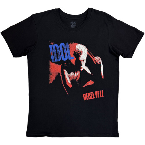 Billy Idol 'Rebel Yell' (Black) T-Shirt