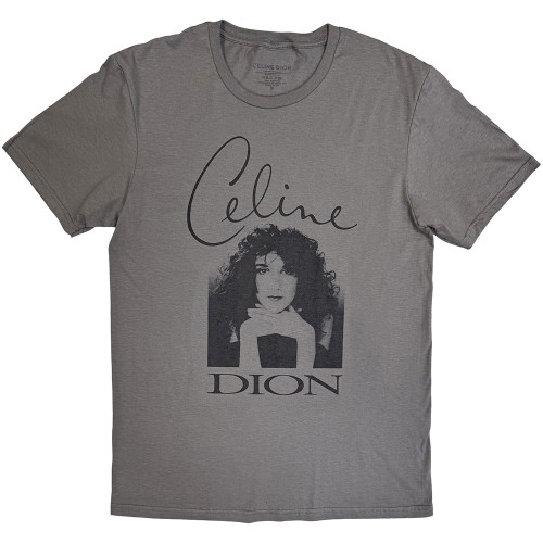Celine Dion 'Celine Photo' (Grey) T-Shirt