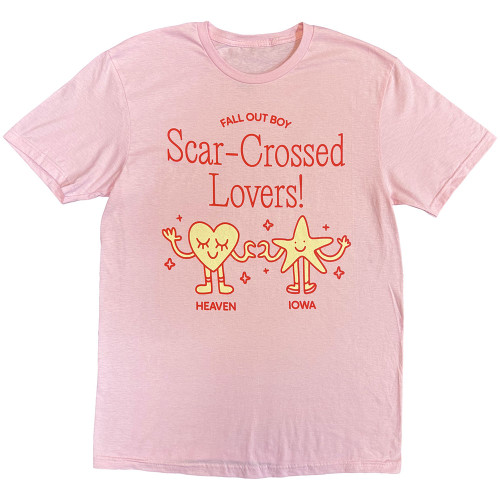 Fall Out Boy 'Star Crossed Lovers' (Pink) T-Shirt