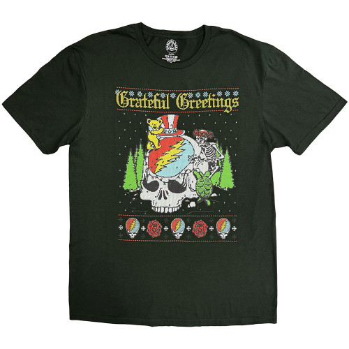 Grateful Dead 'Grateful Greetings' (Green) T-Shirt