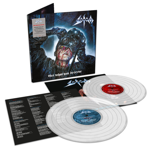 Sodom 'Get What You Deserve' 2LP Milky Clear Vinyl