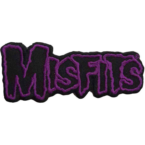Misfits 'Purple Border Logo' Iron On Patch