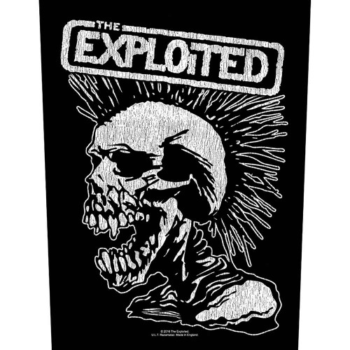 The Exploited 'Vintage Skull' Back Patch