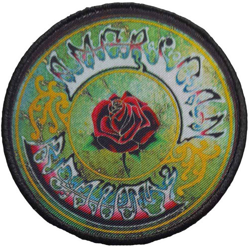 Grateful Dead 'American Beauty Circle' Iron On Patch