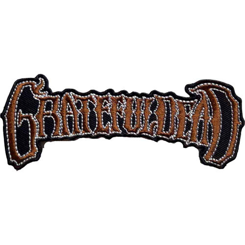 Grateful Dead 'Gold Logo' Iron On Patch