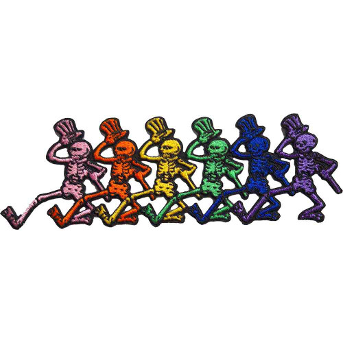 Grateful Dead 'Dancing Skeletons' Iron On Patch