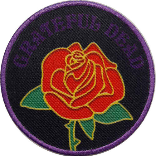 Grateful Dead 'Rose' Iron On Patch
