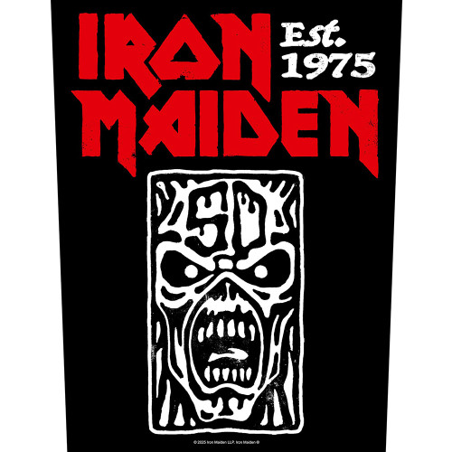 Iron Maiden 'Est 1975' Back Patch