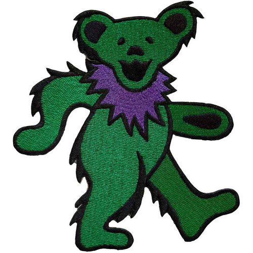 Grateful Dead 'Green Dancing Bear' Iron On Patch