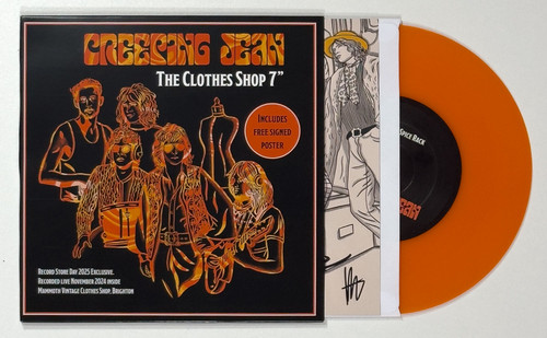 Creeping Jean 'The Clothes Shop' 7" Orange Vinyl