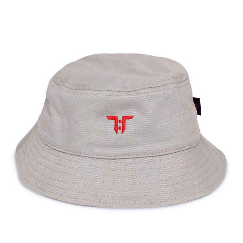 Tokyo Time 'TT Logo' (Grey) Kids Bucket Hat