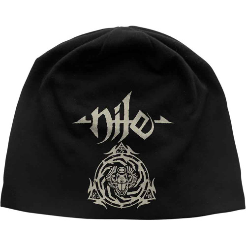 Nile 'Scarab Logo' (Black) Beanie Hat