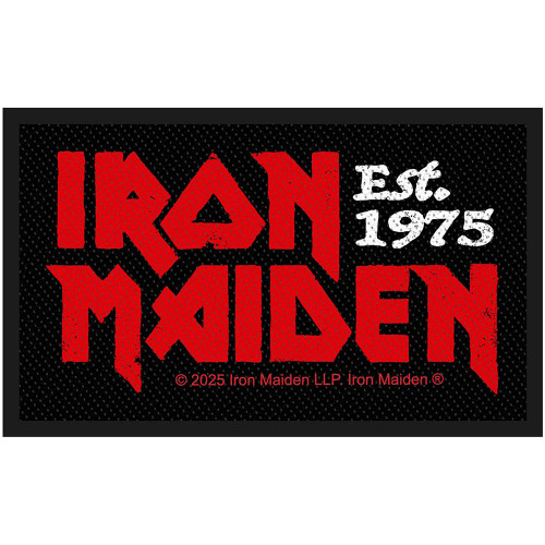 Iron Maiden 'Est 1975' Woven Patch
