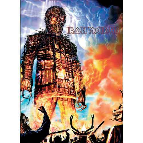 Iron Maiden 'Wicker Man' Postcard