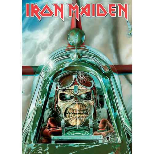 Iron Maiden 'Aces High' Postcard