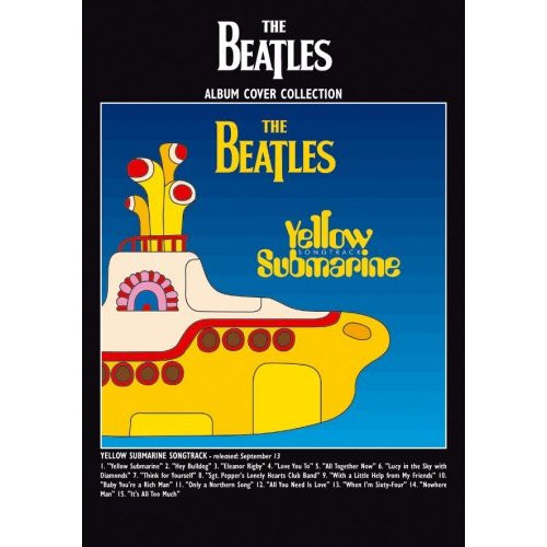 The Beatles 'Yellow Submarine Song Track Album' Postcard
