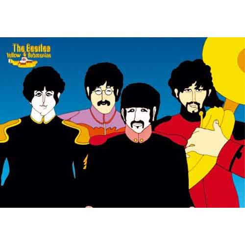 The Beatles 'Yellow Submarine Band 2' Postcard